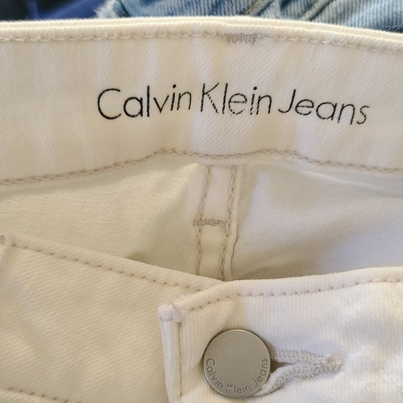 Calvin Klein Jeans Mid-rise Ultimate Skinny 29x30 White - Picture 4 of 6